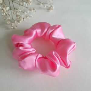 TalvEst siidist juuksekumm (scrunchie/patsikumm) roosa M